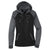 Sport-Tek Women's Black/Dark Smoke Grey Sport-Wick Varsity Fleece Full-Zip Hooded Jacket