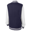 Sport-Tek Women's True Navy/White Fleece Letterman Jacket