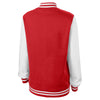 Sport-Tek Women's True Red/White Fleece Letterman Jacket
