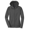 Sport-Tek Women's Iron Grey Rival Tech Fleece Full-Zip Hooded Jacket