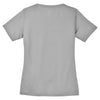 Sport-Tek Women's Silver PosiCharge RacerMesh V-Neck Tee