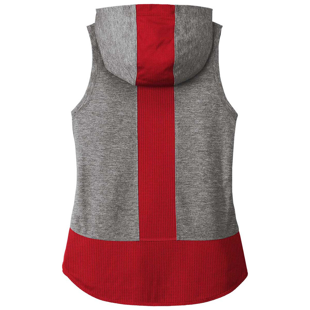 Sport-Tek ® Ladies PosiCharge ® Tri-Blend Wicking Long Sleeve Hoodie - Heat  Transfer Warehouse