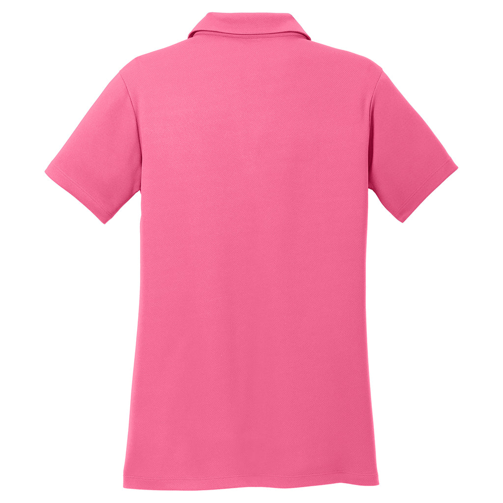 Sport-Tek Women's Bright Pink PosiCharge RacerMesh Polo
