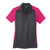 Sport-Tek Women's Iron Grey/Pink Raspberry Colorblock Micropique Sport-Wick Polo