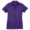 Sport-Tek Women's Purple PosiCharge Active Textured Polo