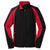 Sport-Tek Women's Black/True Red Colorblock Soft Shell Jacket