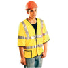 OccuNomix Men's Yellow Premium Mesh Dual Stripe Vest