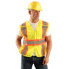 OccuNomix Men's Yellow High Visibility Classic Mesh Two-Tone Expandable Vest