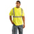 OccuNomix Men's Yellow Classic Standard Wicking Birdseye T-Shirt