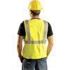 OccuNomix Men's Yellow High Visibility Classic Solid Standard Safety Vest