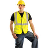 OccuNomix Men's Yellow High Visibility Classic Solid Standard Safety Vest