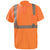 OccuNomix Men's Orange Wicking and Cooling Birdseye Polo Short Sleeve T-Shirt
