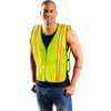 OccuNomix Men's Yellow Value Mesh Two-Tone Vest