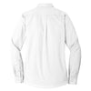 Port Authority Women's White Long Sleeve Carefree Poplin Shirt