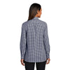 Port Authority Women's True Navy/White Broadcloth Gingham Easy Care Shirt