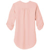 Port Authority Women's Rose Quartz 3/4-Sleeve Tunic Blouse