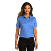 Port Authority Women's Ultramarine Blue Short Sleeve SuperPro React Twill Shirt