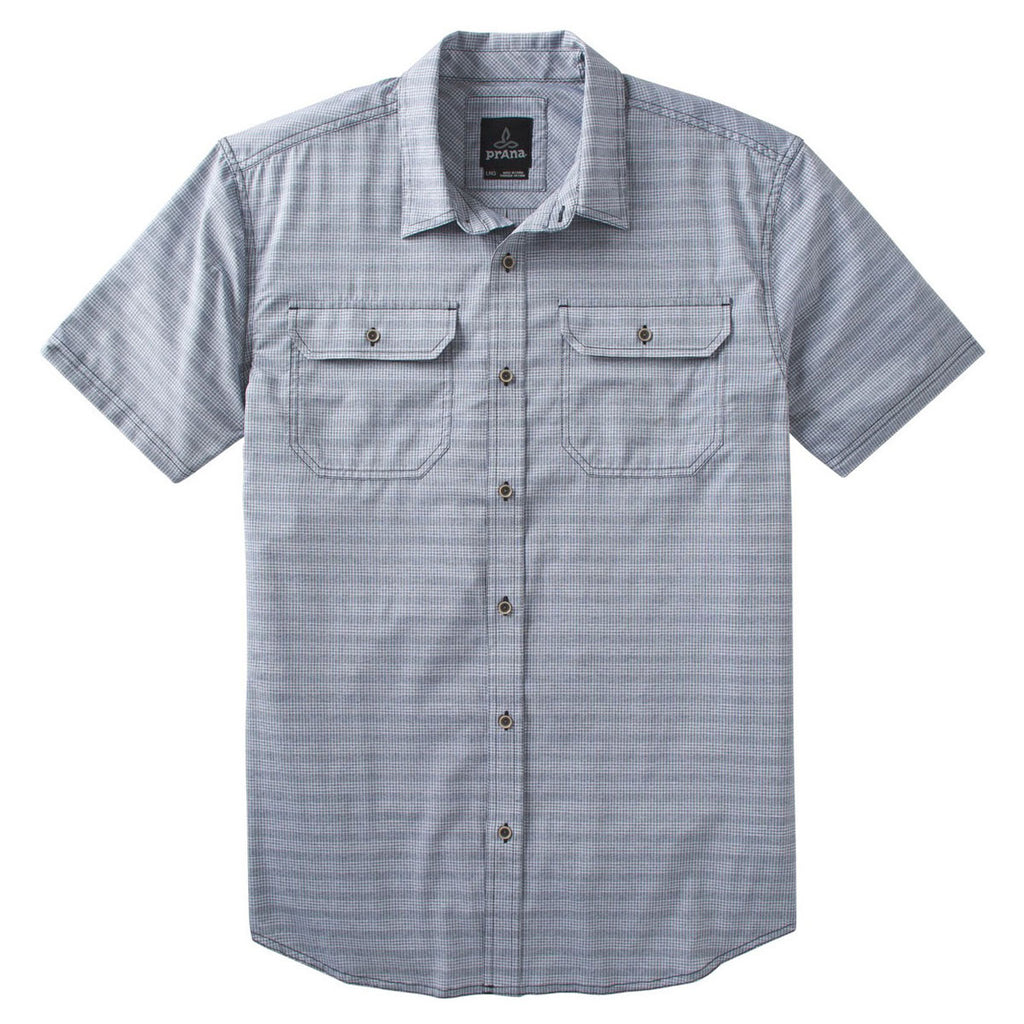 prAna Men's Black Cayman Short Sleeve Shirt
