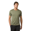 prAna Men's Cargo Green Hardesty Short Sleeve T-Shirt