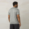 prAna Men's Titanium Grey Stripe Hardesty Short Sleeve T-Shirt