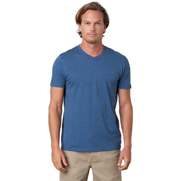 prAna Men's Denim Heather V-Neck T-Shirt