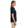 Harriton Women's Navy 6 oz. Ringspun Cotton Pique Short-Sleeve Polo