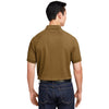 Harriton Men's Coyote Brown Charge Snag and Soil Protect Polo
