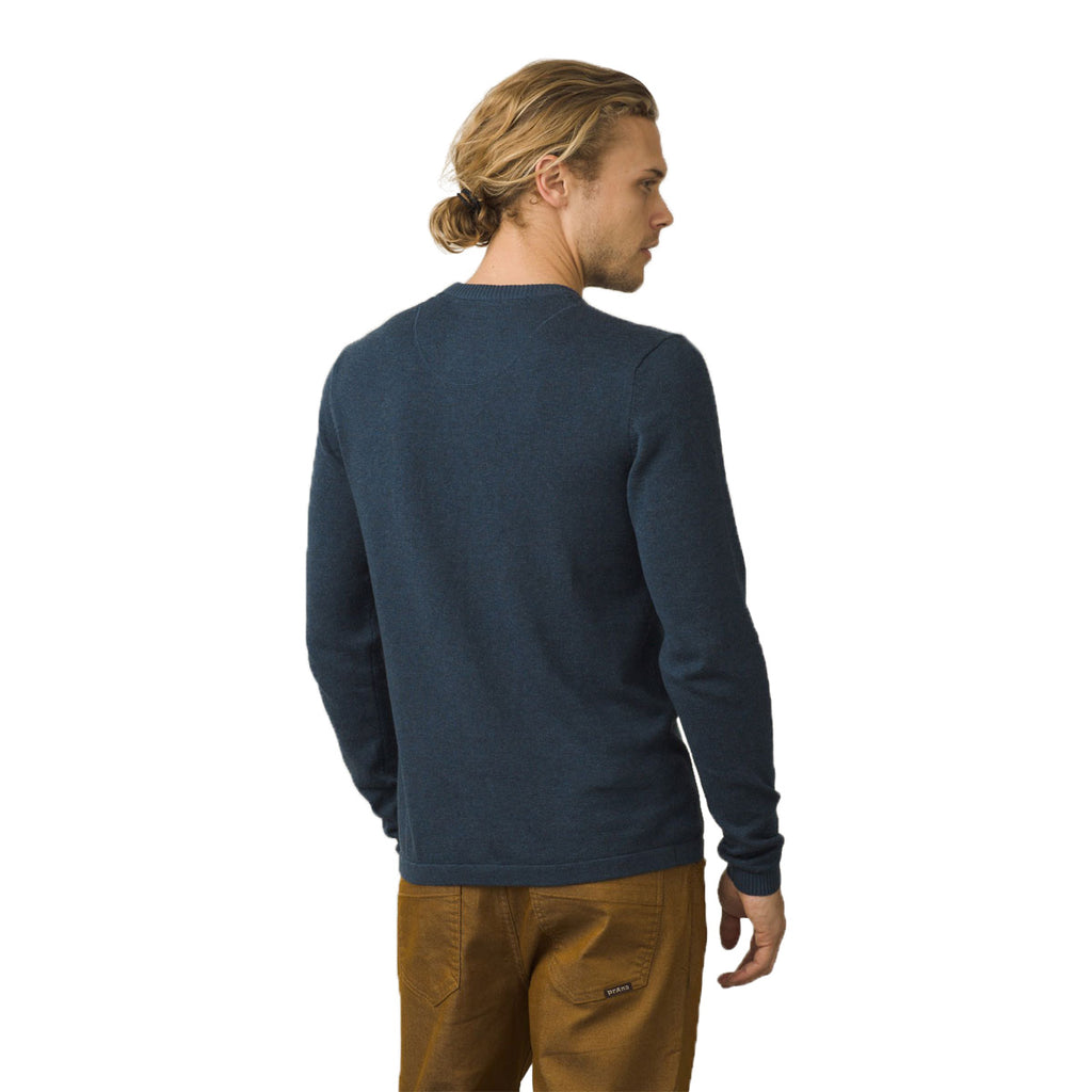 prAna Men's Bayou Blue Corbin Sweater