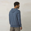 prAna Men's Equinox Blue Pacer Long Sleeve Pullover Hood
