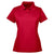 Harriton Women's Red 4 oz. Polytech Polo