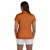 Harriton Women's Texas Orange 4 oz. Polytech Polo