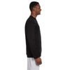 Harriton Men's Black 4.2 oz. Athletic Sport Long-Sleeve T-Shirt