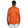 Harriton Men's Team Orange 4.2 oz. Athletic Sport Long-Sleeve T-Shirt