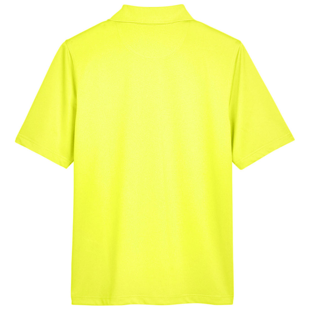 Harriton Men's Safety Yellow Advantage Snag Protection Plus Polo