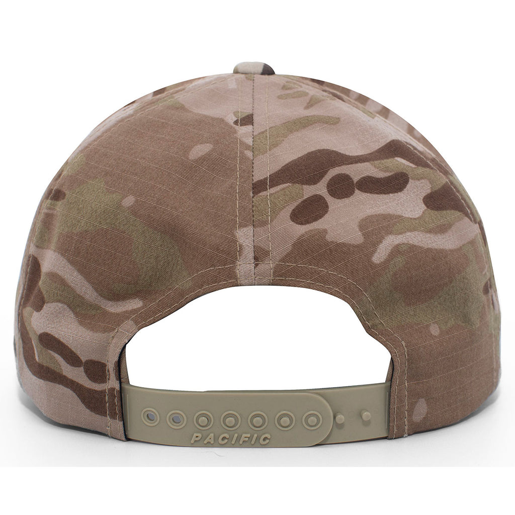 Pacific Headwear Arid Multicam Ripstop Cordura Snapback Cap