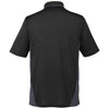 Harriton Men's Black/Dark Charcoal Tall Flash Snag Protection Plus Colorblock Polo