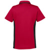 Harriton Women's Red/Black Flash Snag Protection Plus Colorblock Polo