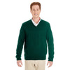 Harriton Men's Hunter Pilbloc V-Neck Sweater