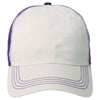 AHEAD Chalk/University Purple Collegiate Washed 2-Tone Cap