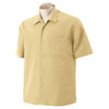 Harriton Men's Pineapple Barbados Textured Camp Shirt