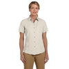 Harriton Men's Barbados Textured Camp Shirt - 4XL Creme, 70% Rayon 30% Polyester, Wrinkle-Resistant