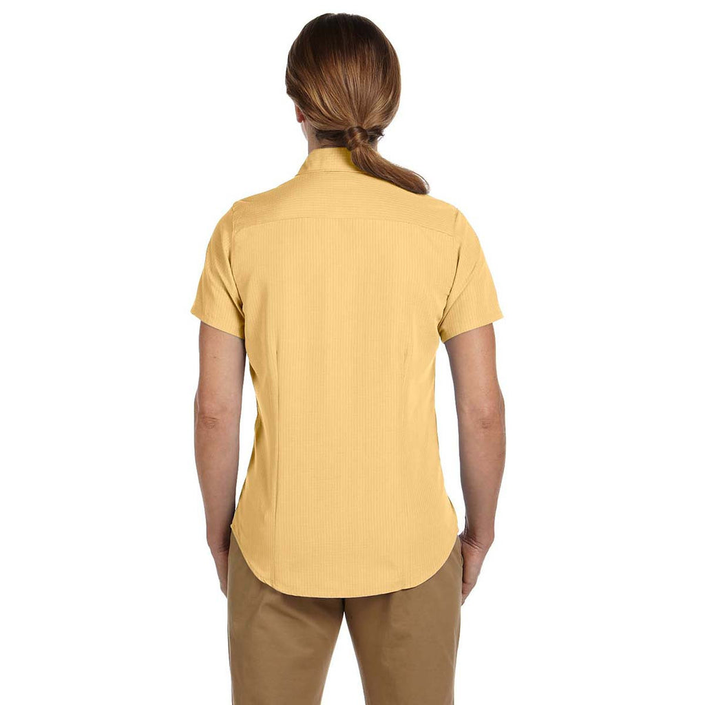 Harriton Women's Pineapple Barbados Textured Camp Shirt