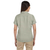 Harriton Women's Green Mist Bahama Cord Camp Shirt