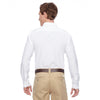 Harriton Men's White Paradise Long-Sleeve Performance Shirt