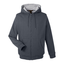 Harriton Men's Tall Dark Charcoal ClimaBloc Lined Heavyweight Hooded Sweatshirt