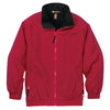 Harriton Men's Red/Black Fleece-Lined Nylon Jacket