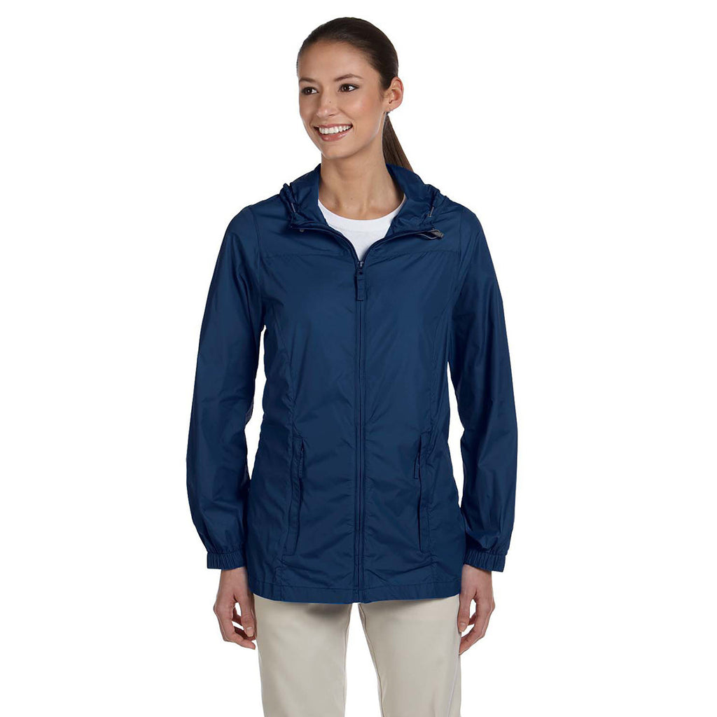 Harriton Women's New Navy Essential Rainwear