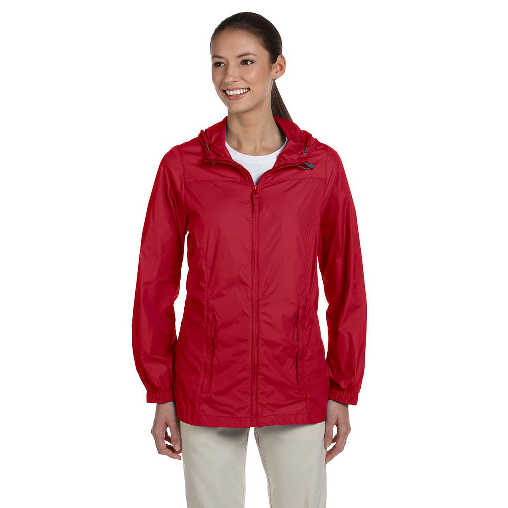 Harriton Women's Red Essential Rainwear
