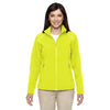 Harriton Women's Safety Yellow Echo Soft Shell Jacket