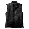 Harriton Men's Black Essential Polyfill Vest